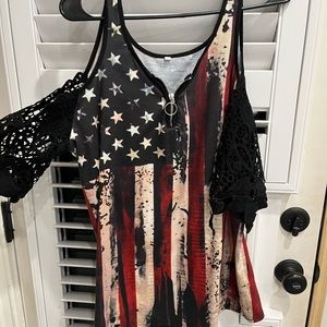 American flag shirt
